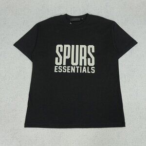 Fear of God Spurs Essentials Black Casual T Shirt